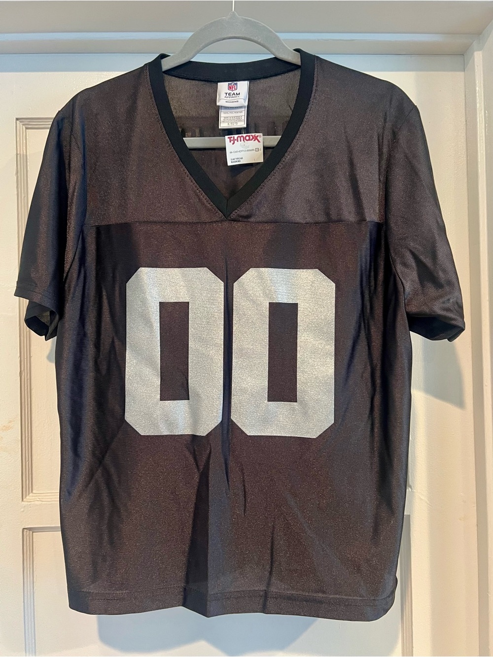 Ladies Black Athletic Jersey Tee